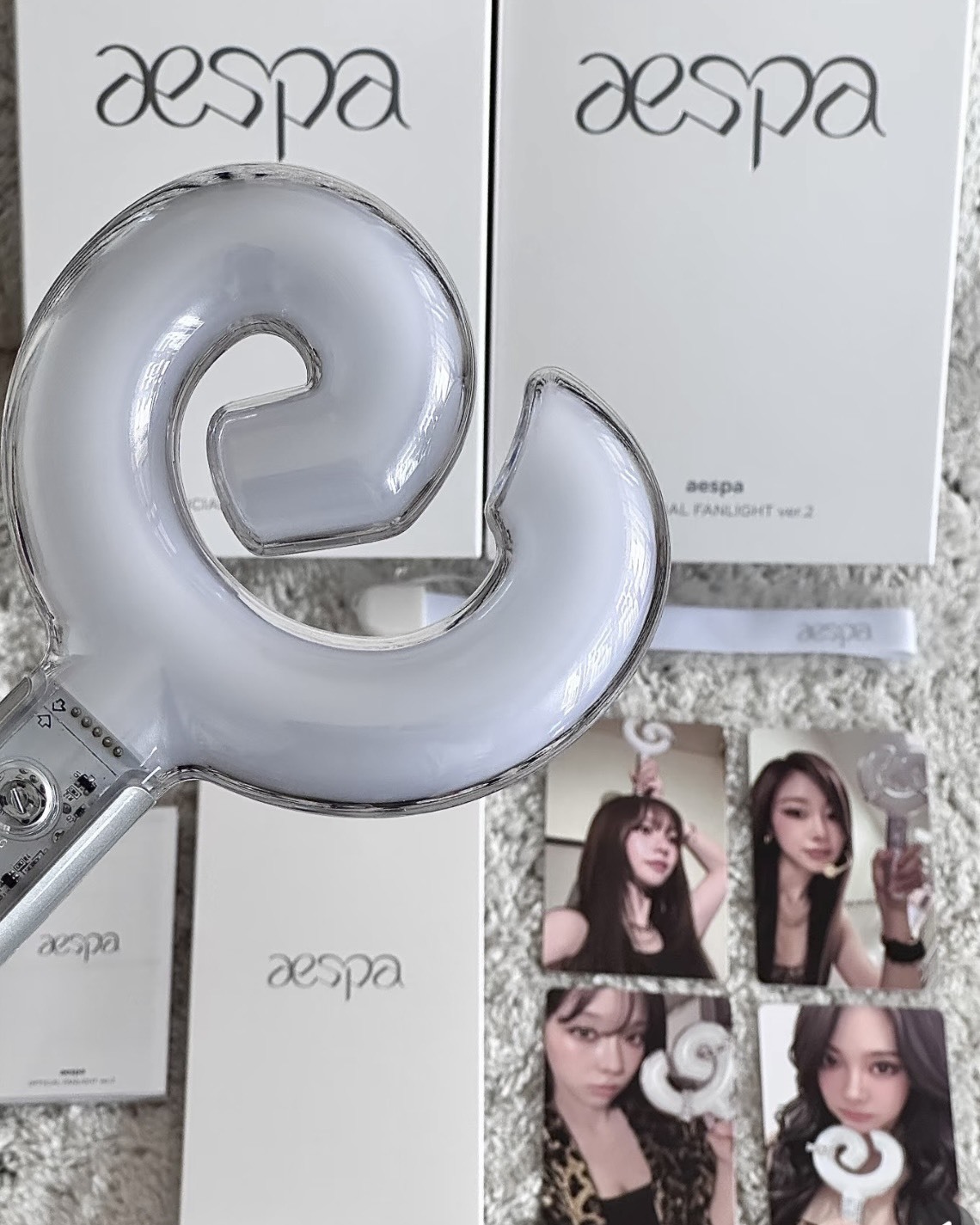 <祝我搶票成功🥹>Aespa 手燈 應援燈 二代