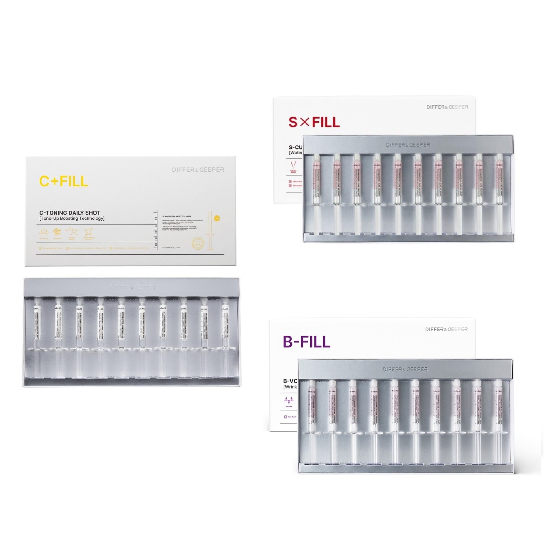 Differ & Deeper Daily Shot 精華系列 (2.5ml x10支) (EXP:2028.03) - 3款選擇 (J1-J3)