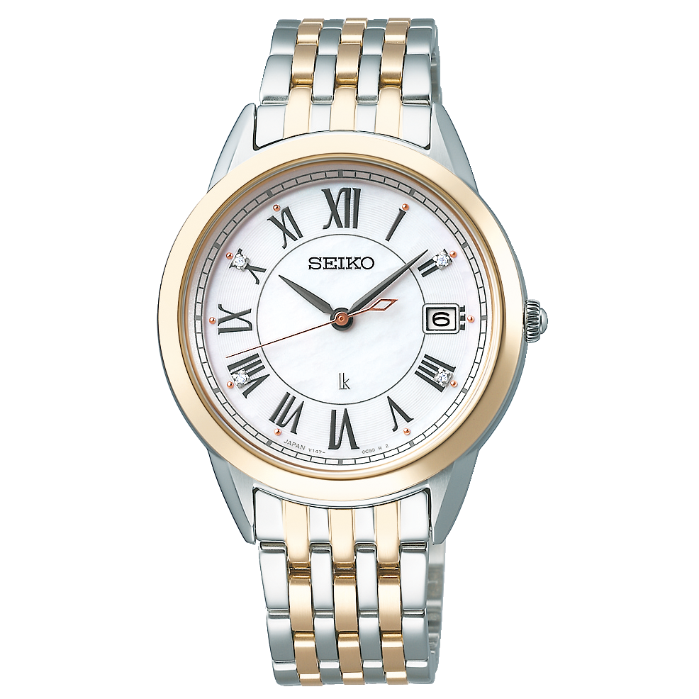 預購款【SEIKO Lukia 精工】Lukia 現代女性 自信 閃耀 太陽能  金色 羅馬數字 女錶 SUT396J1