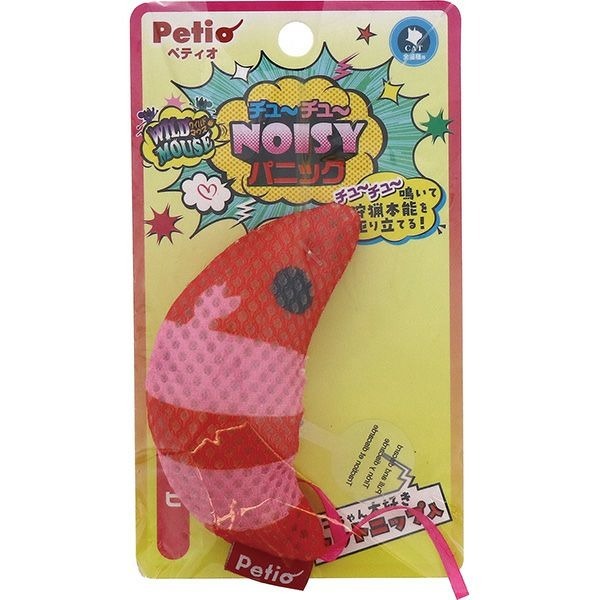 Petio Noisy 發聲咬咬玩具 - 驚慌蝦