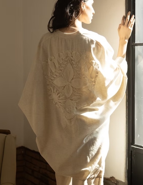 Ñandutí 蜘蛛刺繡｜罩衫｜巴拉圭