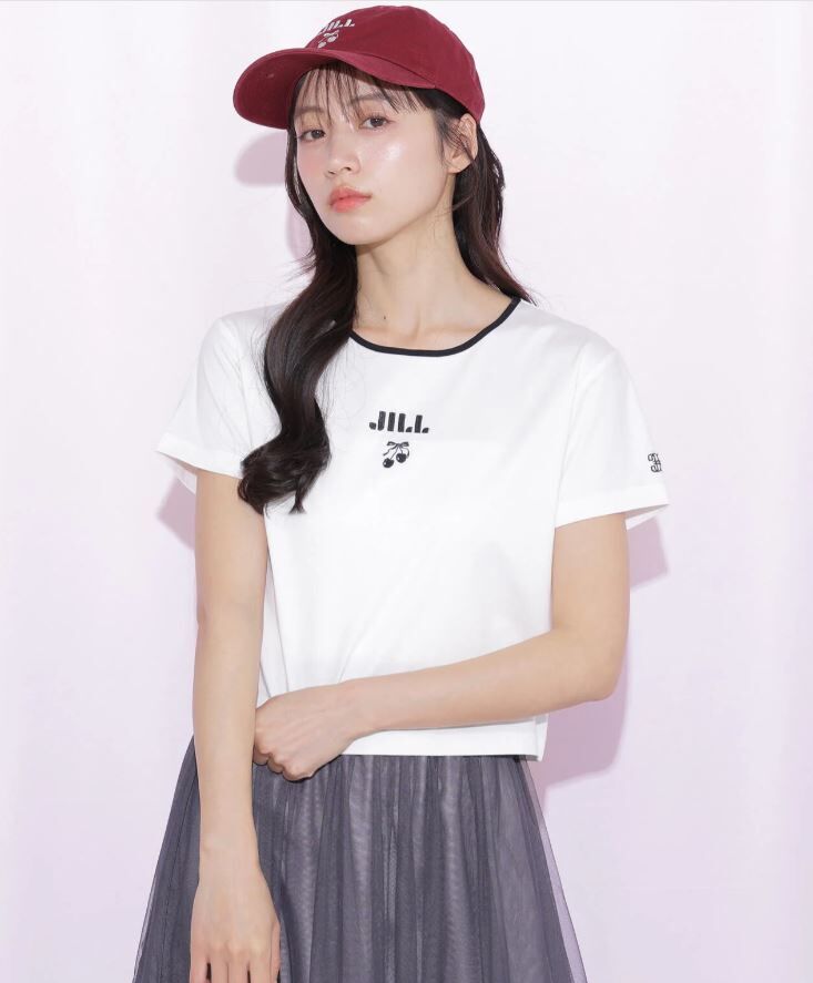 [預購] JILL by JILL STUART 櫻桃Logo印花T恤 預約5月中旬出貨