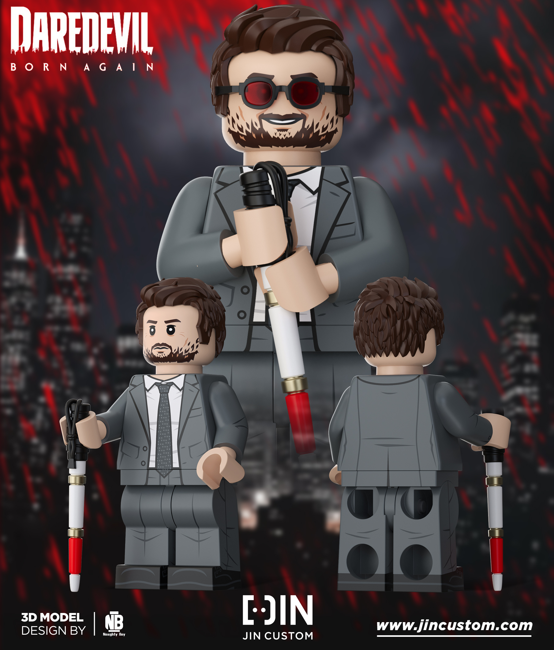 [Jin Custom][Preorder] Matt Murdock [PADprinted]