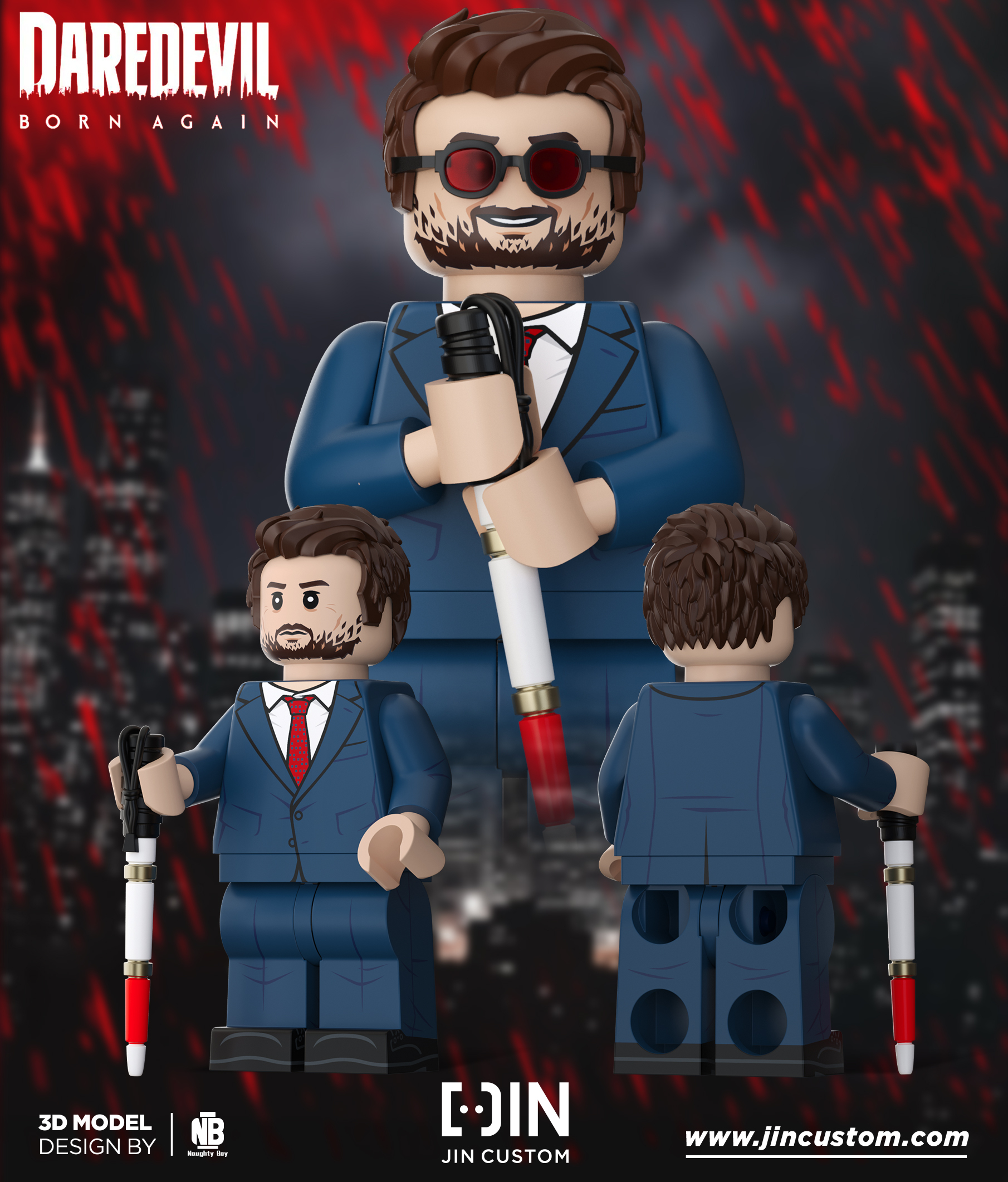[Jin Custom][Preorder] Matt Murdock [PADprinted]