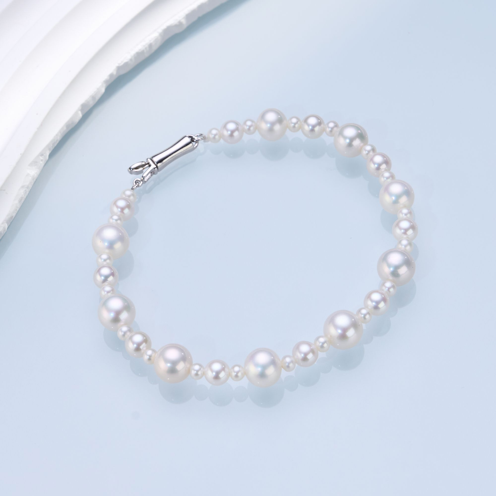 0421sz58-SZHK-PEARL-淡水小香風手鏈(A9)