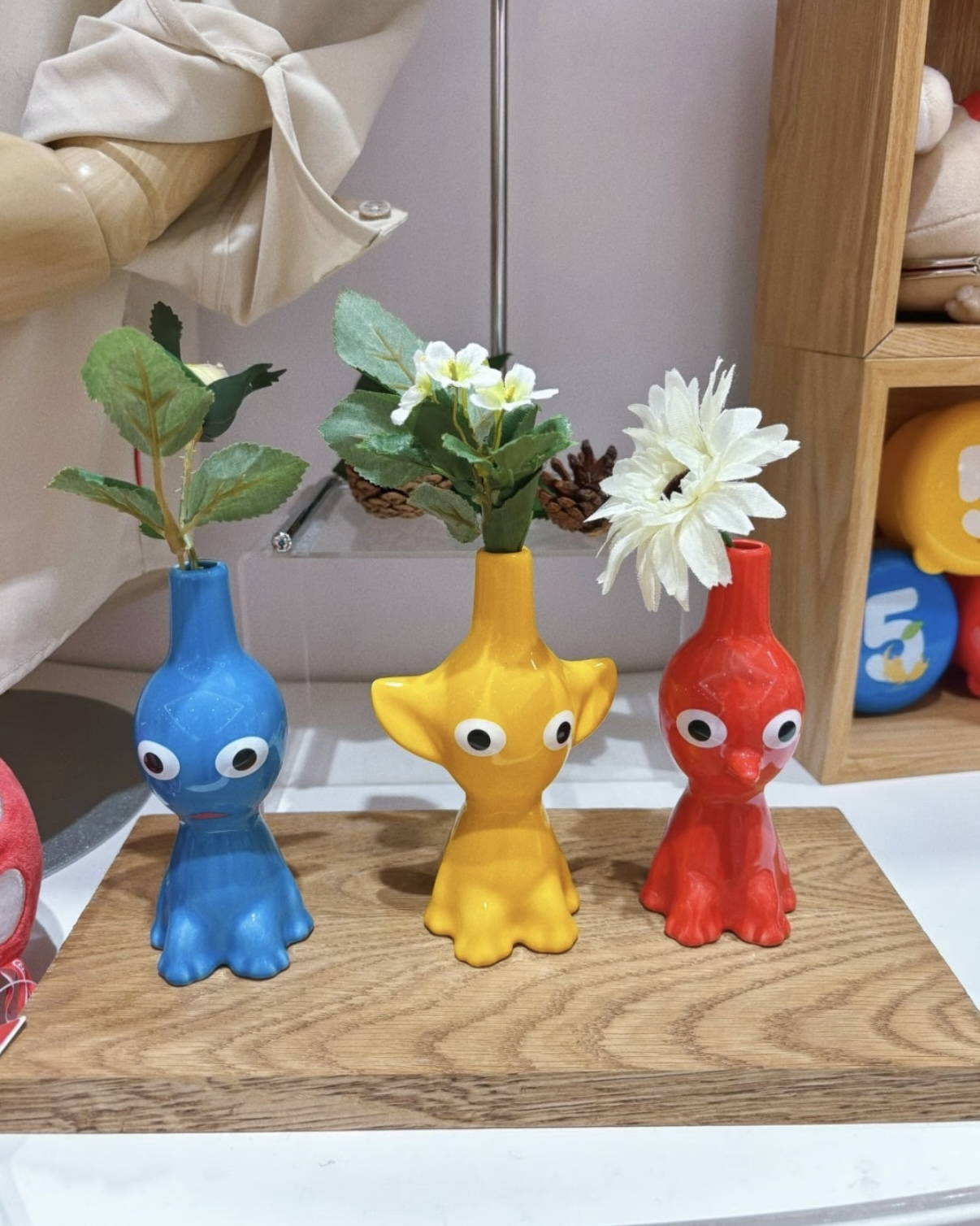 日本限定🇯🇵>Nintendo 任天堂Pikmin 皮克敏陶瓷花瓶共3款