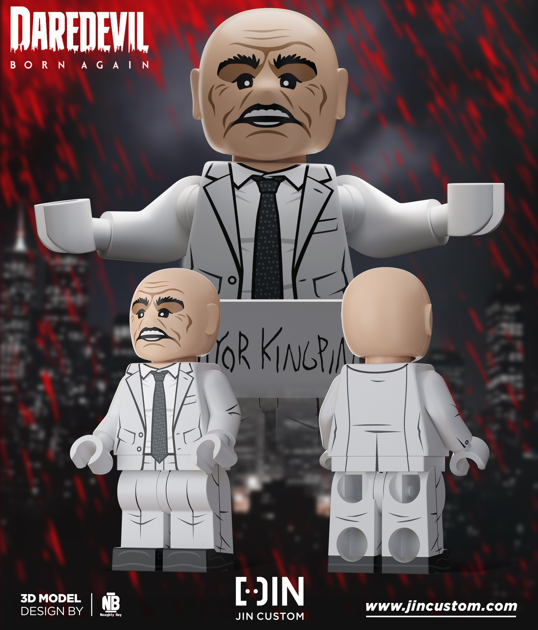 [Jin Custom][Preorder] Fake Mayor Kingpin [PADprinted]