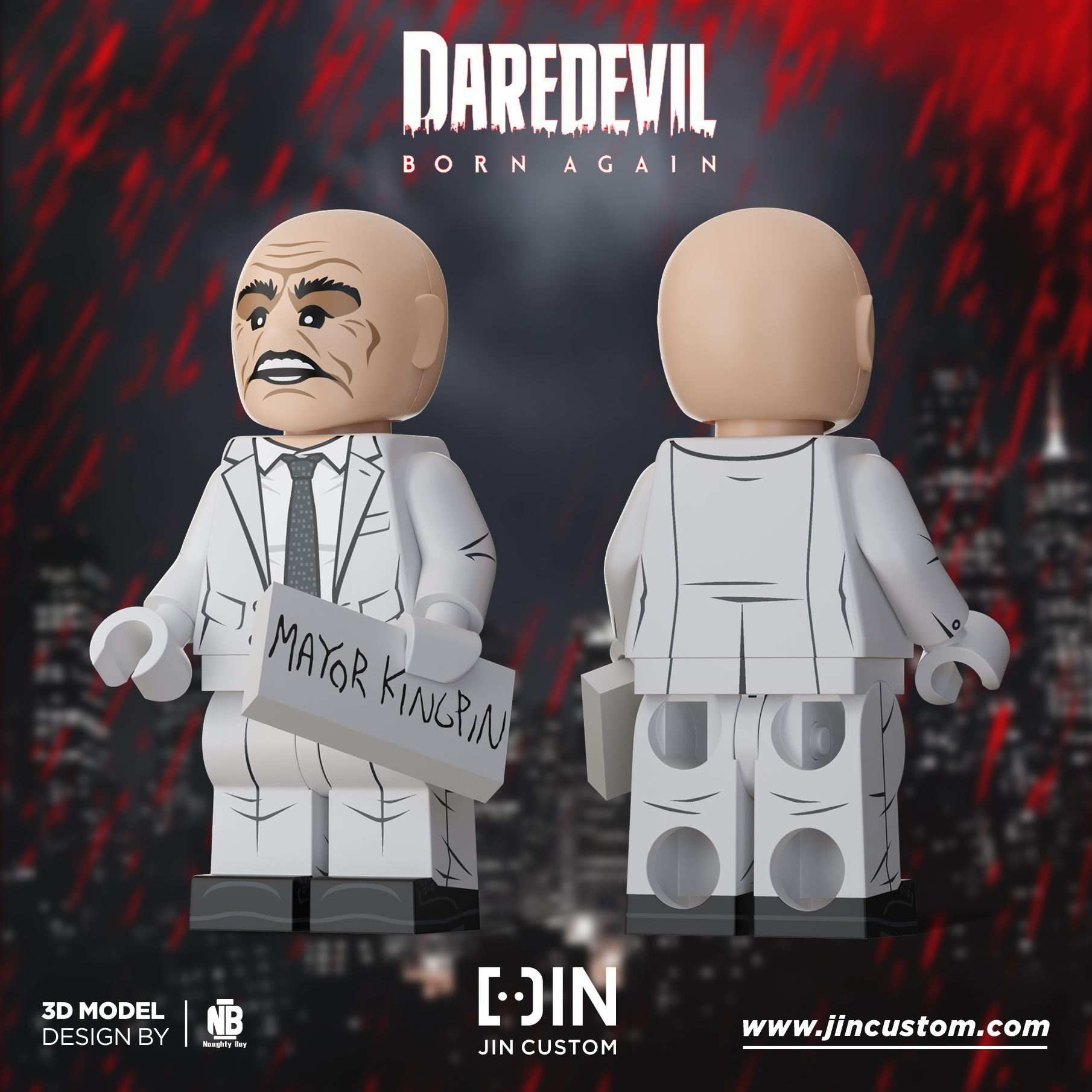 [Jin Custom][Preorder] Fake Mayor Kingpin [PADprinted]