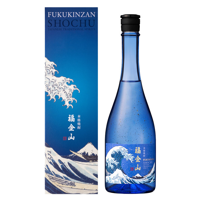 【濱田酒造】【福金山】【神奈川沖浪裏金箔入】【本格芋燒酎】【鹿兒島縣】