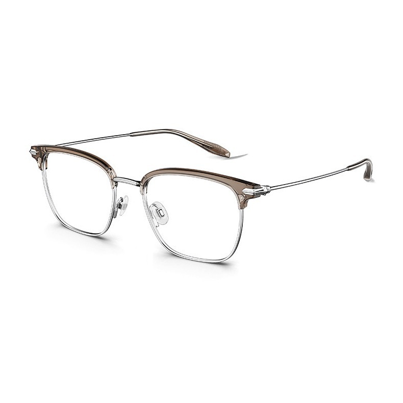 【MOLSION】MA6086 B96 眉框光學眼鏡♦(棕銀)#肖戰同款