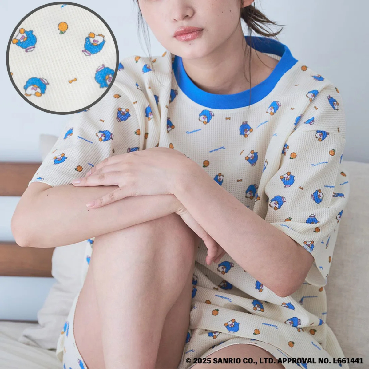 26084-TX Sanrio 企鵝 x Fruit of the Loom 春夏睡衣套裝 #JP-FL26