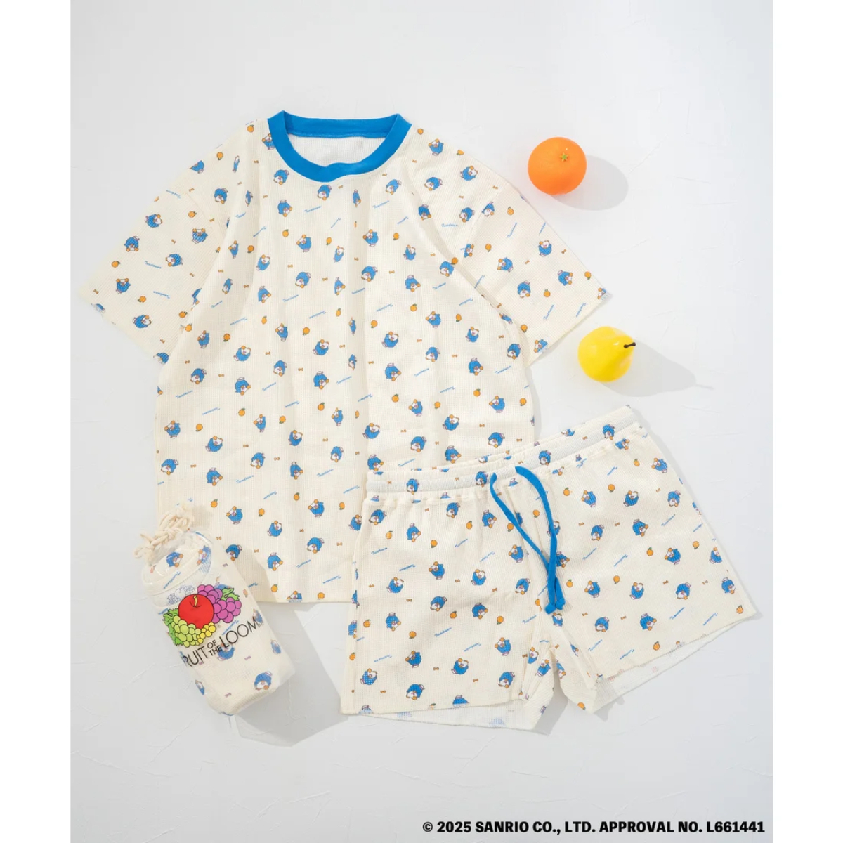 26084-TX Sanrio 企鵝 x Fruit of the Loom 春夏睡衣套裝 #JP-FL26