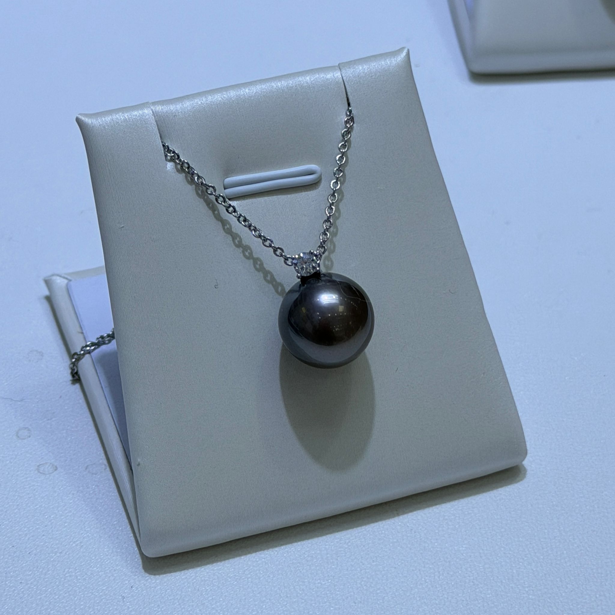 (YA134) 大溪地萬能扣吊墜項鍊 10-11MM - #珍珠 #2104PE