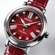 預購款【SEIKO Lukia 精工】Lukia 現代女性 自信 閃耀  25周年紀念 紅色 機械女錶 SPB135J1