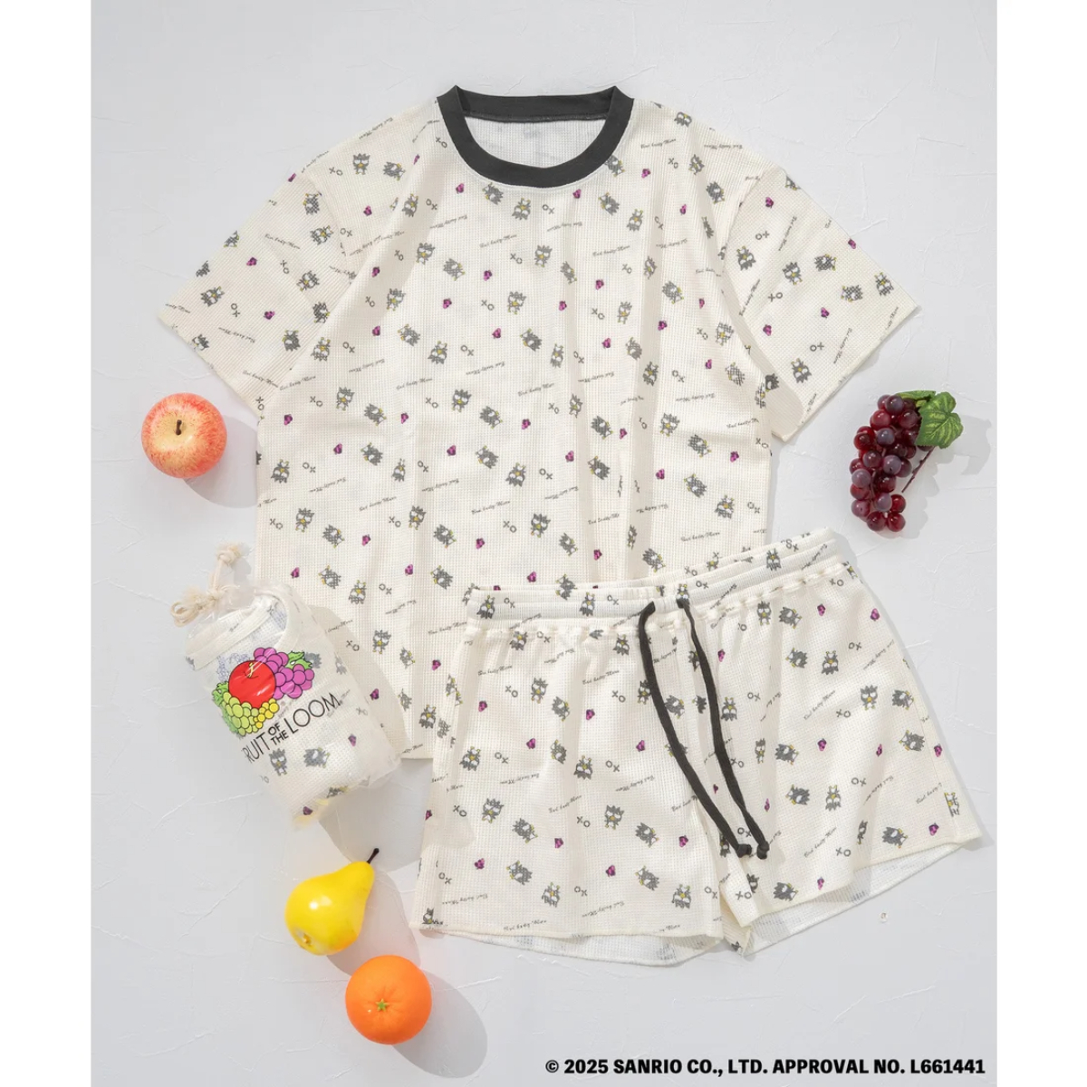 26084-XO Sanrio XO x Fruit of the Loom 春夏睡衣套裝 #JP-FL26