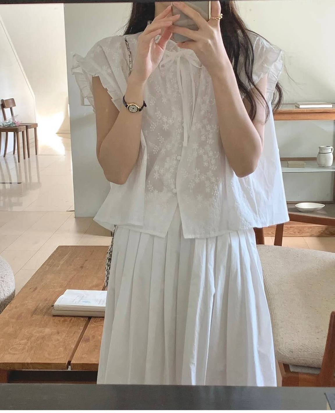 緹花上衣