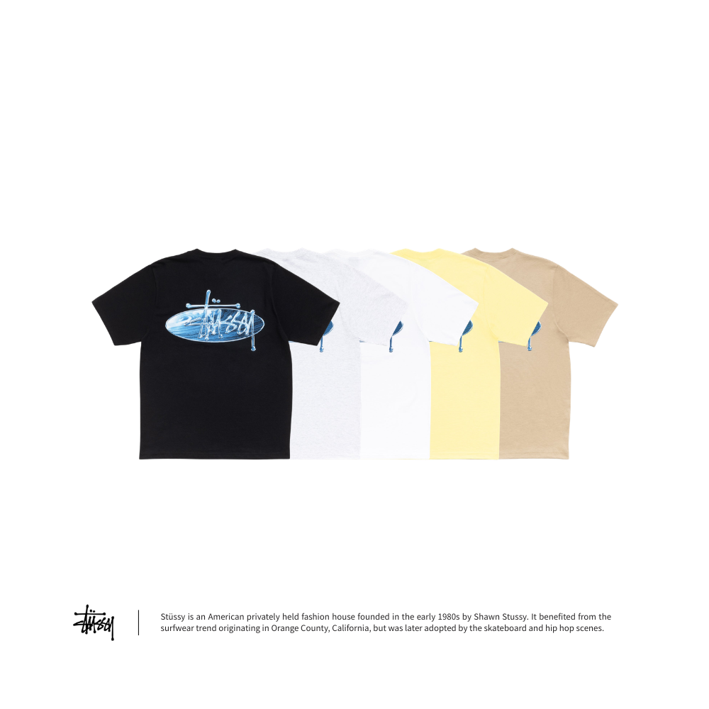 "代購" Stussy WAVE OVAL TEE 海浪