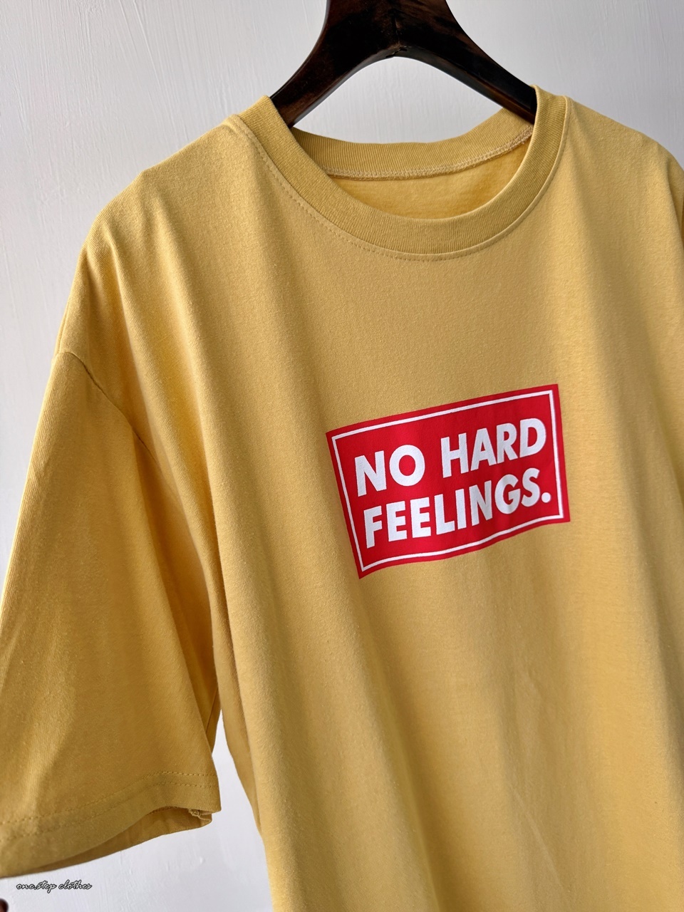 正韓街頭NO HARD配色T