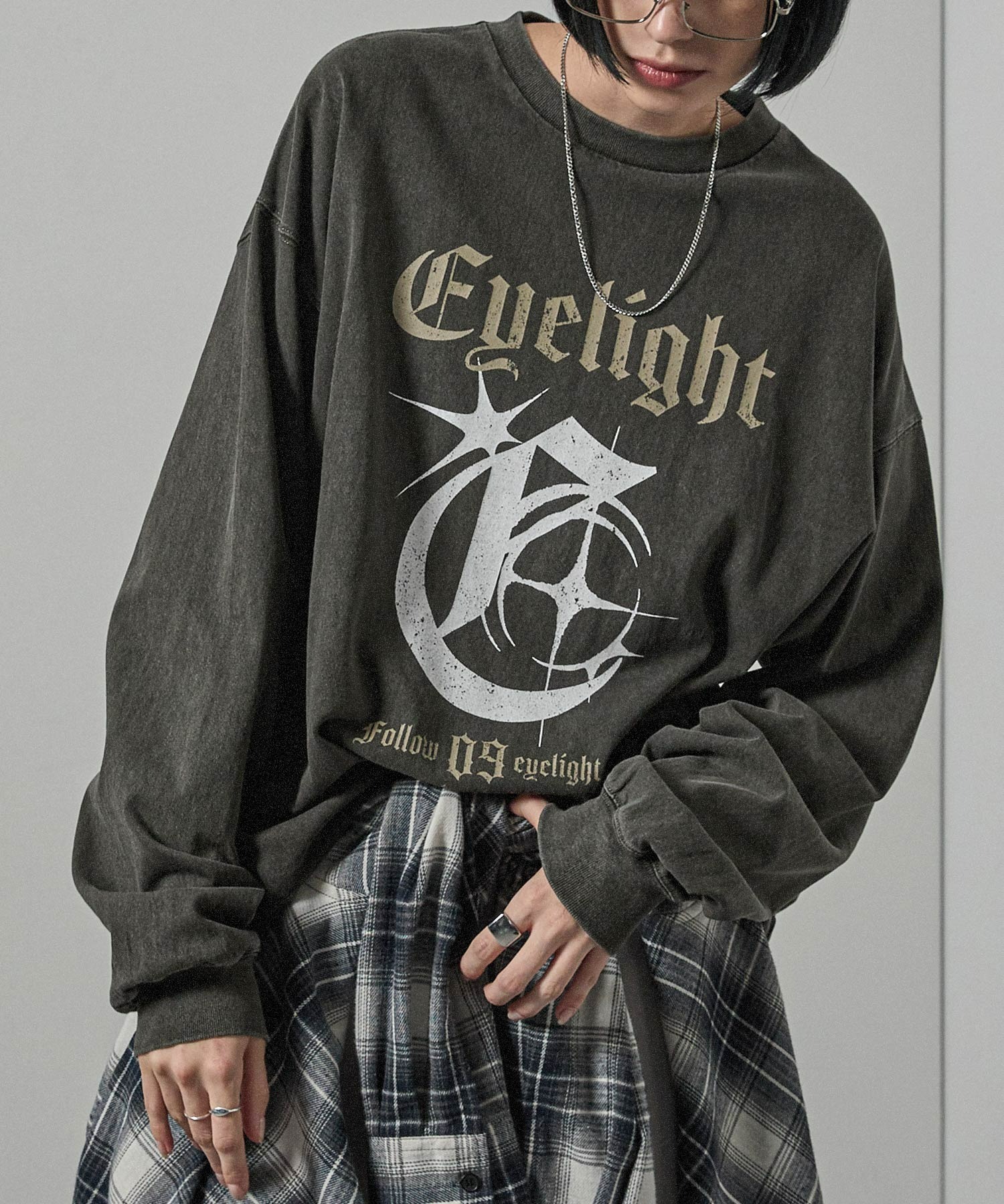 【Alfred Alex】復古 哥德 設計師 品牌 印花 長T 2款