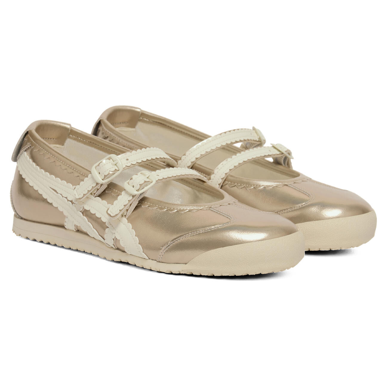 Onitsuka Tiger MEXICO 66 金屬感淺金色瑪莉珍