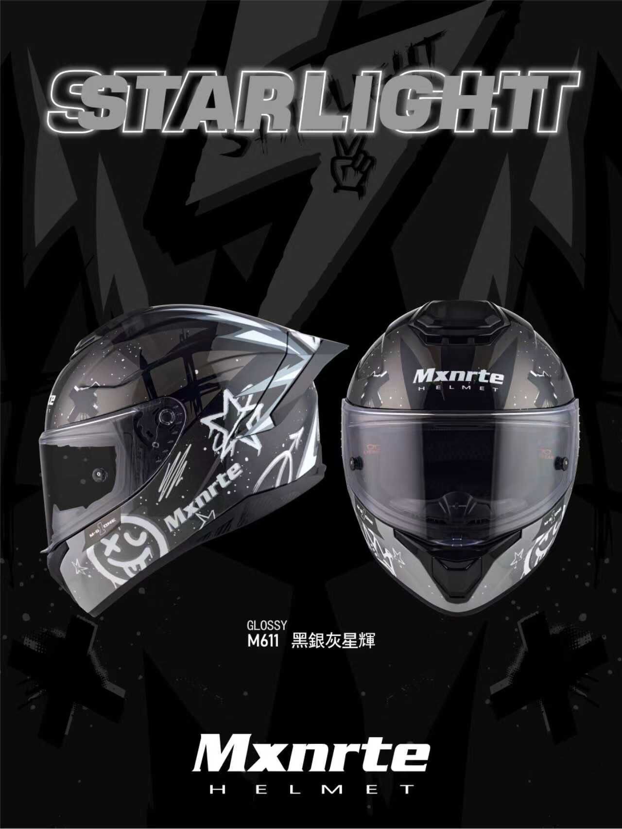 Mxnrte M611 星耀黑 彩繪