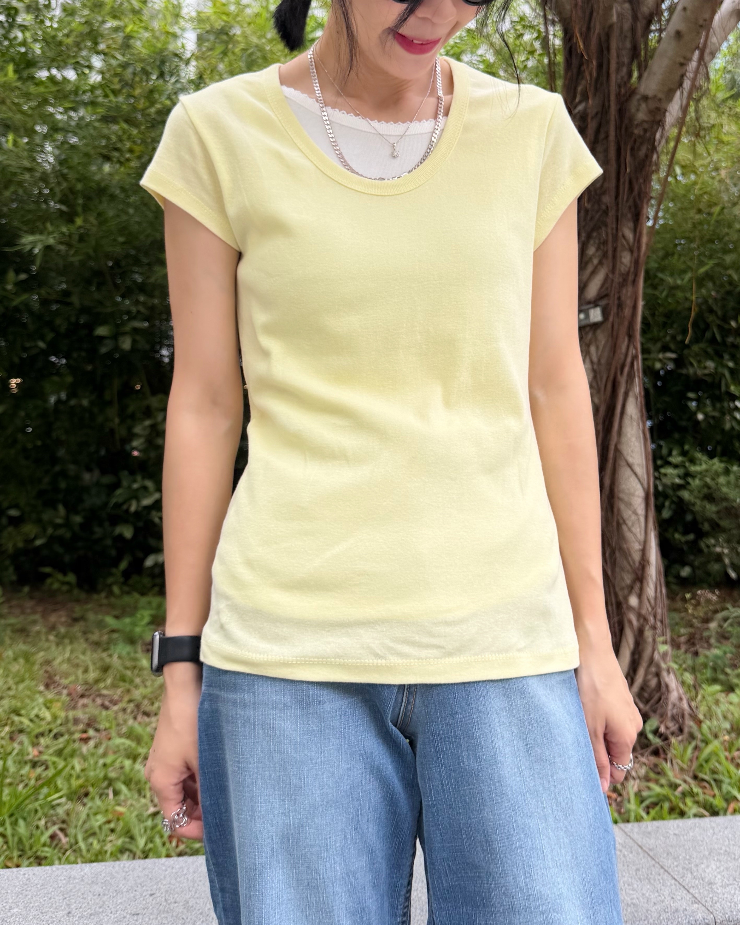 4月新品♥圓領cotton Tee