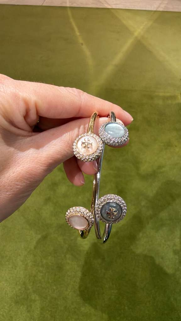 YO031 Tory Burch Icon 密鑲開口手環