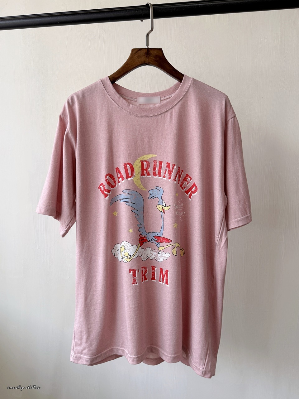 正韓俏皮水洗粉嗶嗶鳥T