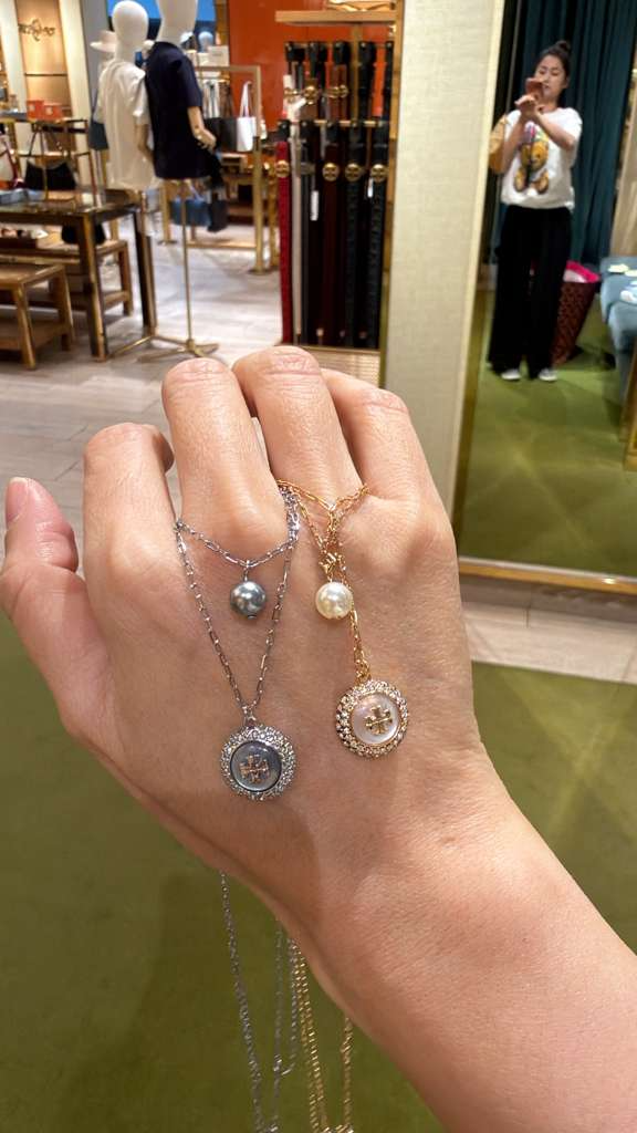 YO034 Tory Burch Icon 密鑲珍珠項鍊