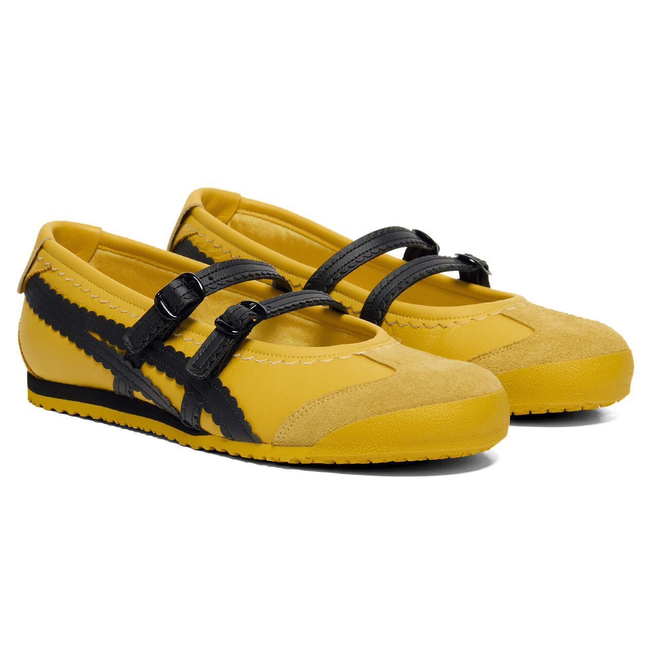Onitsuka Tiger MEXICO 66 黃底黑虎爪紋瑪莉珍