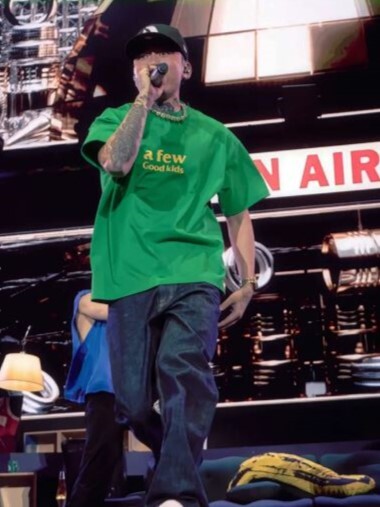 AFGK Ma Siwei's style, basic double-breasted logo, casual loose short-sleeved T-shirt, AFEW GOOD KIDS.