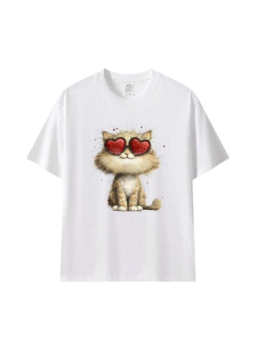 🐱戀愛系貓咪插畫T｜把可愛與心動一起穿上