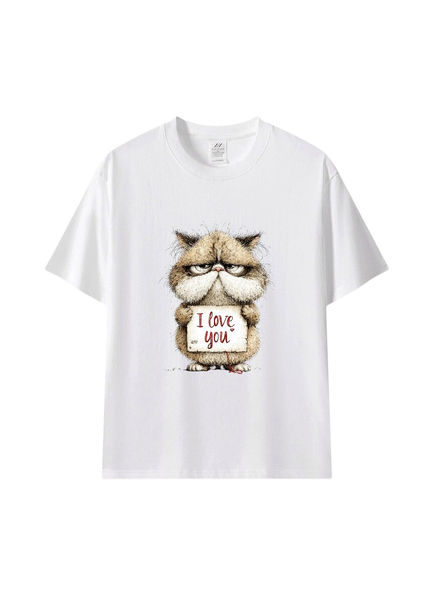 🐱戀愛系貓咪插畫T｜把可愛與心動一起穿上