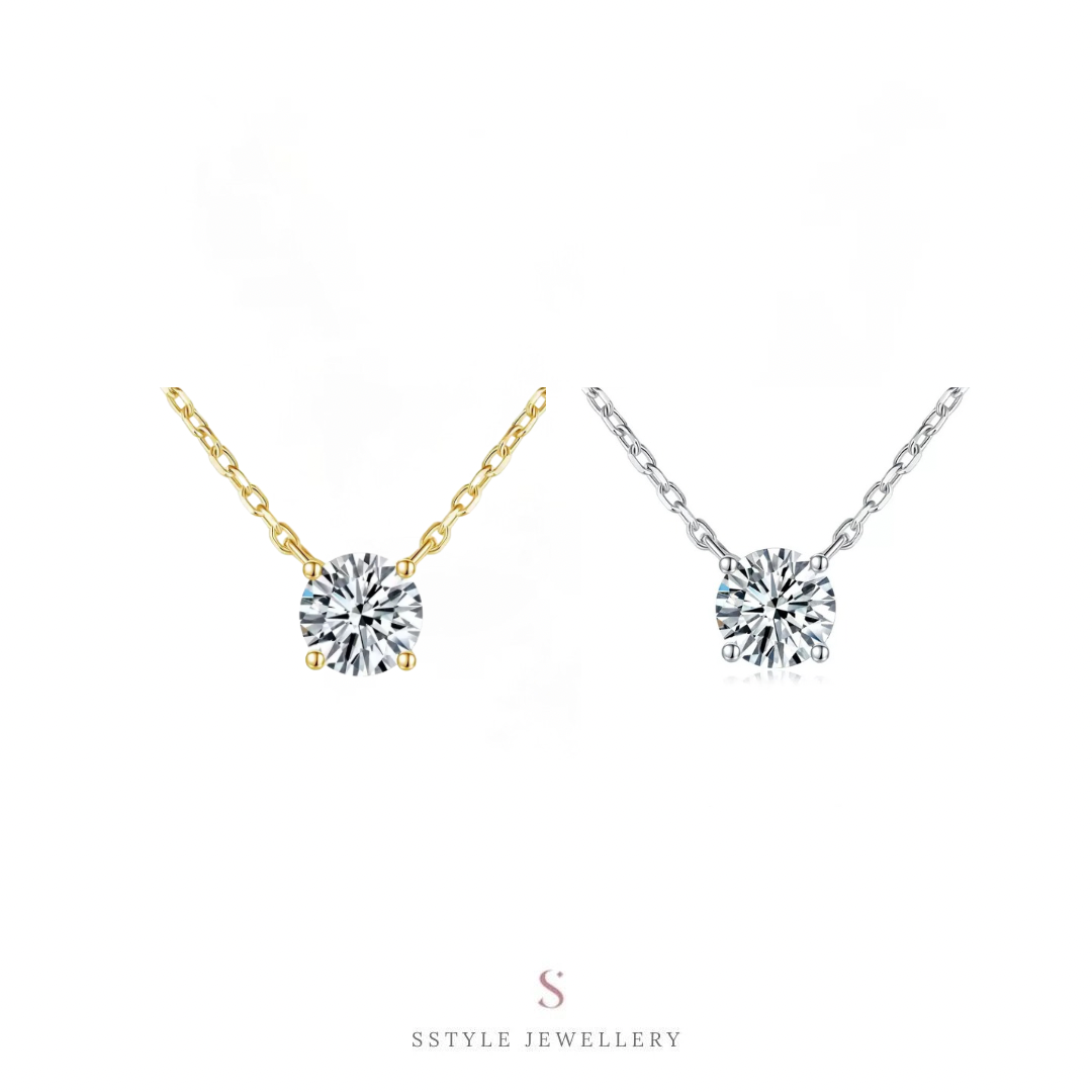 Jovie moissanite necklace
