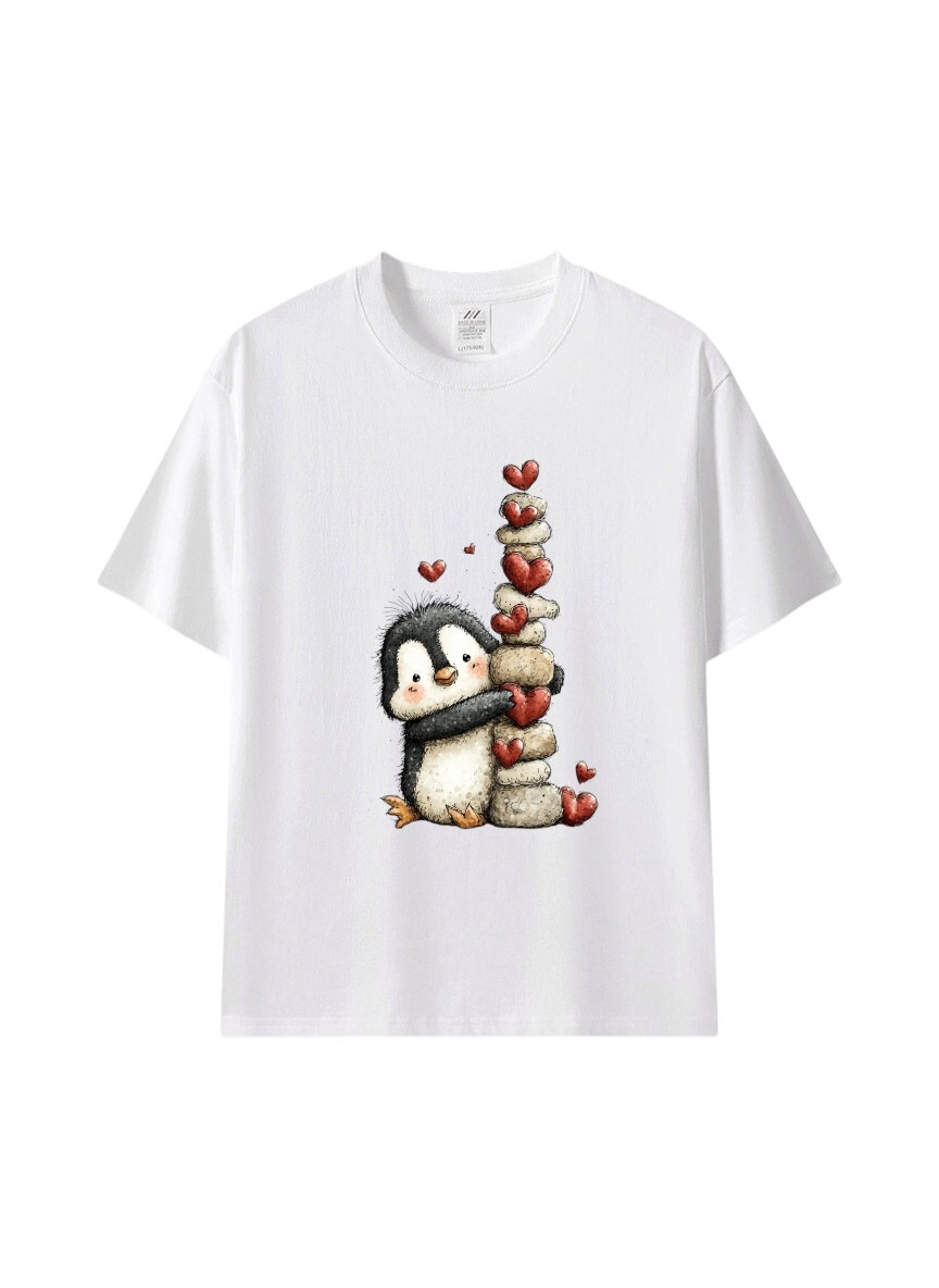 🐧戀愛系企鵝插畫T｜把喜歡變得剛剛好