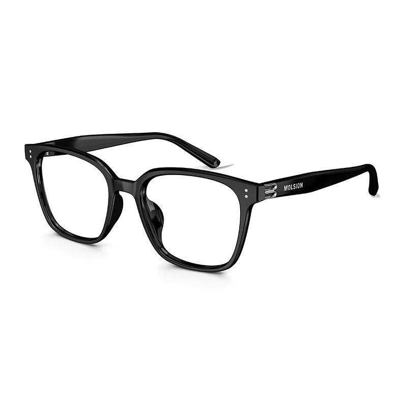 【MOLSION】MJ5180 B10 大方框光學眼鏡♦(亮黑) #張凌赫同款