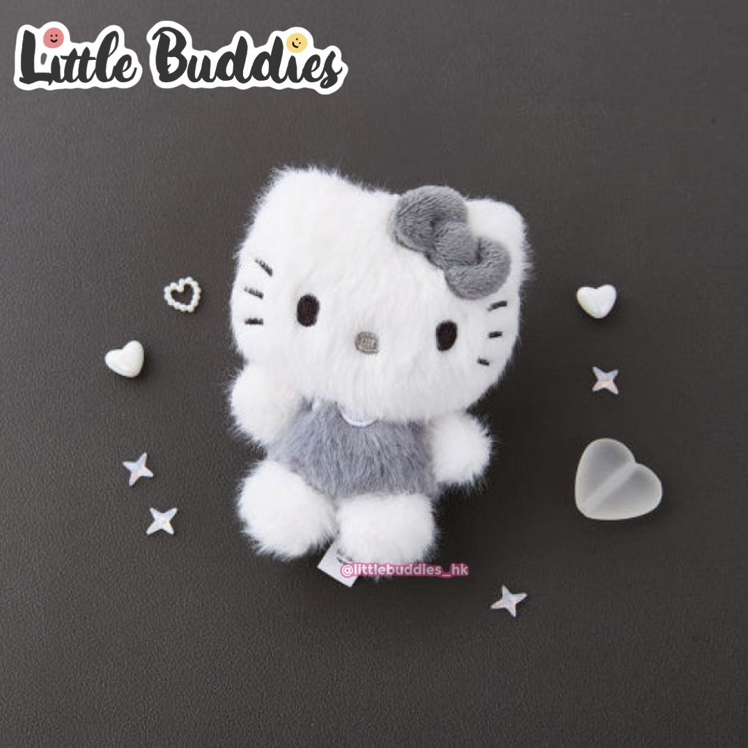 韓國限定 灰白毛絨絨系列公仔匙扣