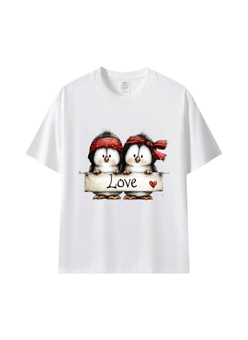 🐧療癒系企鵝插畫T｜把開心穿在身上