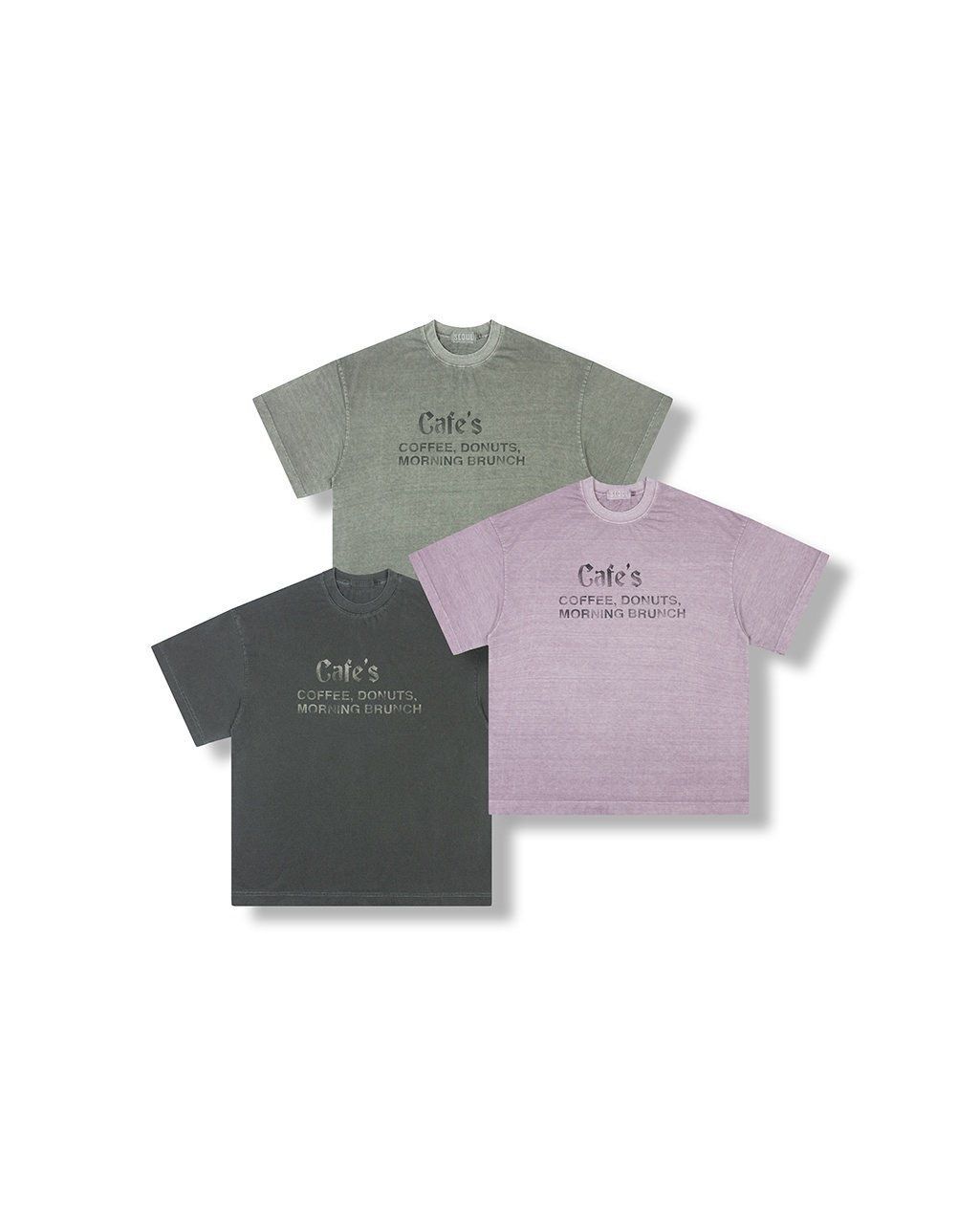 洗水英文字短袖Tee 40324-048T