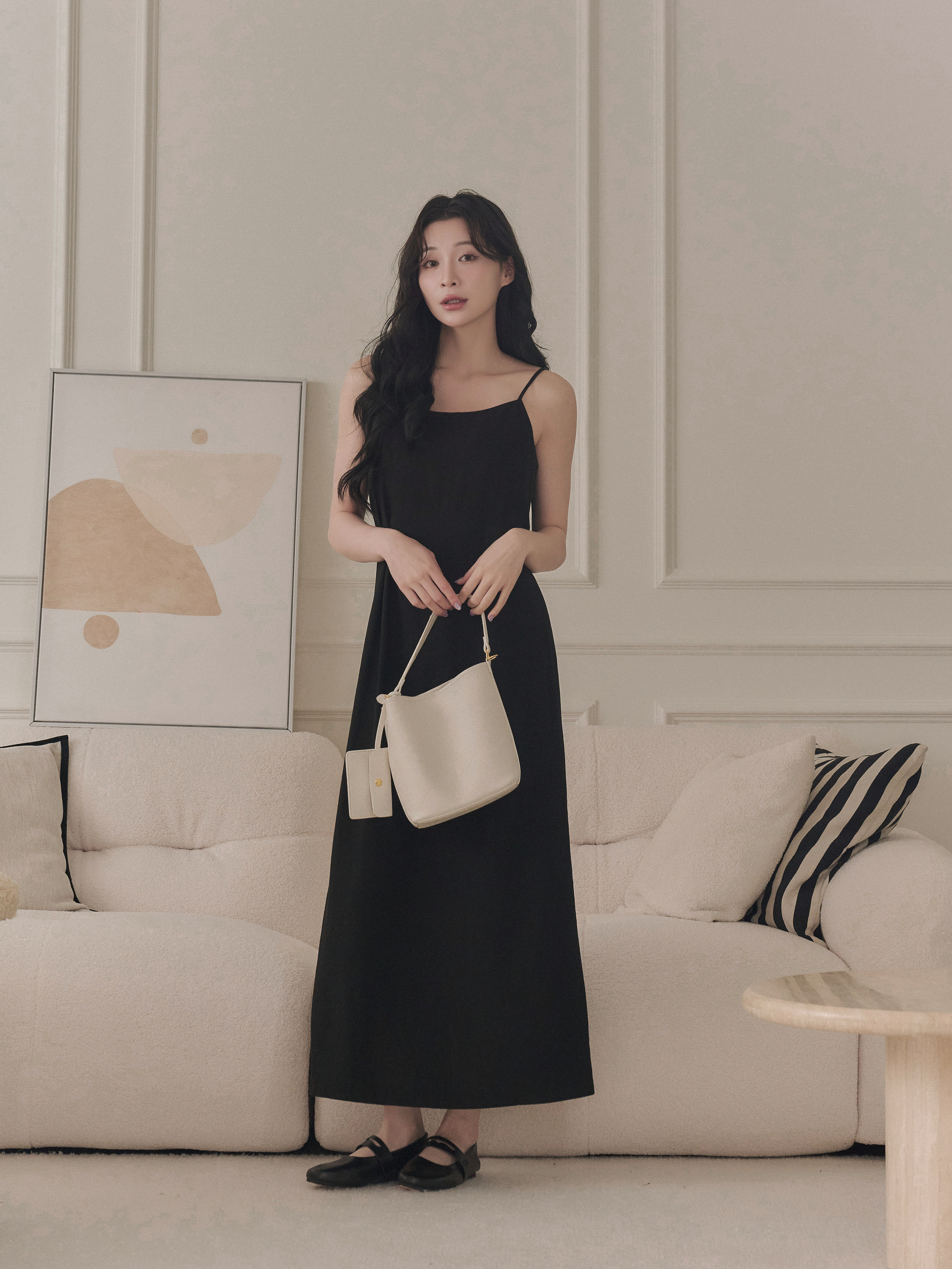 細肩-5kg棉麻長洋