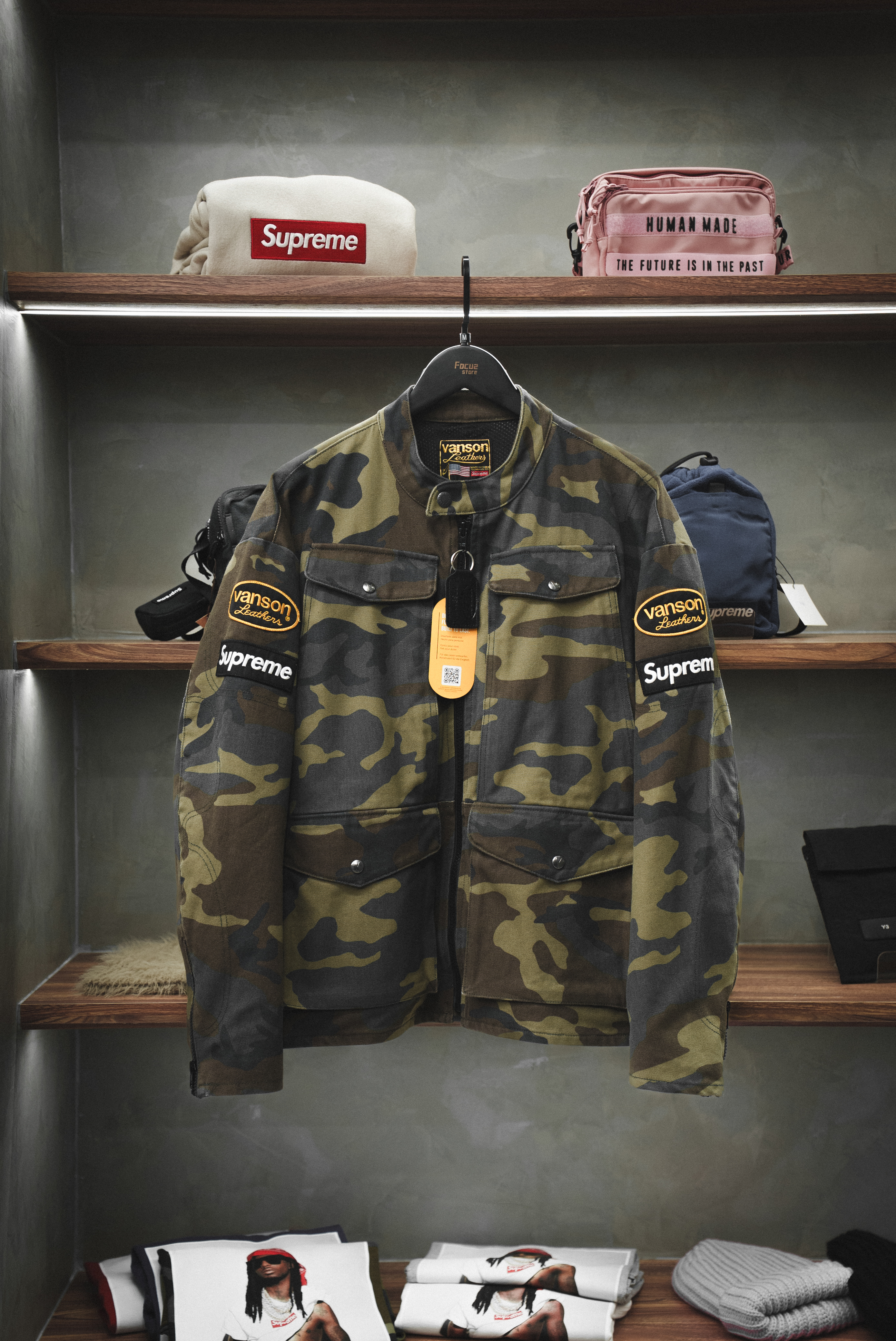 【Focus Store】現貨秒發 Supreme SS26 Week3 Vanson Leathers® Cordura® Jacket "Camo" 迷彩