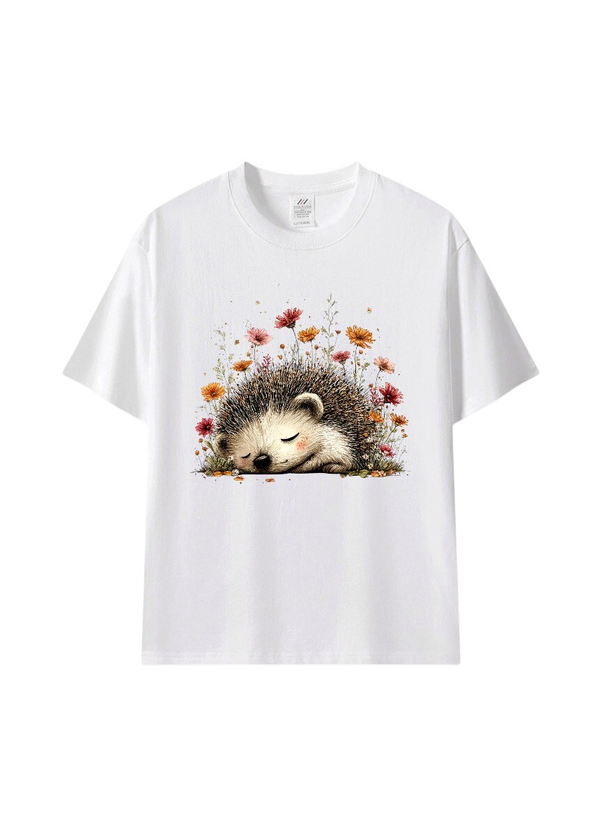 🌿自然系療癒插畫T｜把溫柔日常穿上身