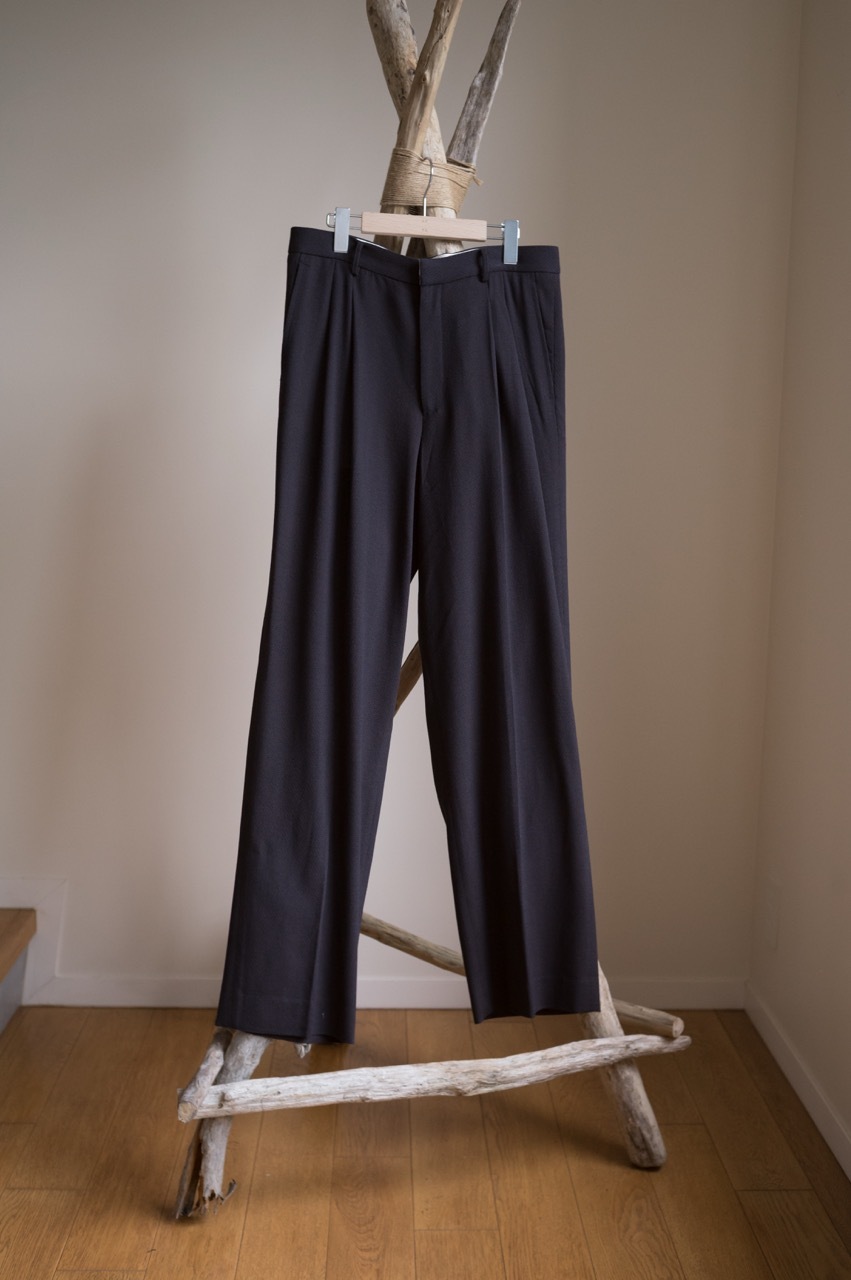 seya. TRAVEL PANTS SUMMER HERRINGBONE