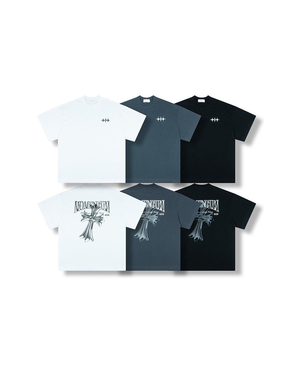 英文字圖案短袖Tee 40324-057T