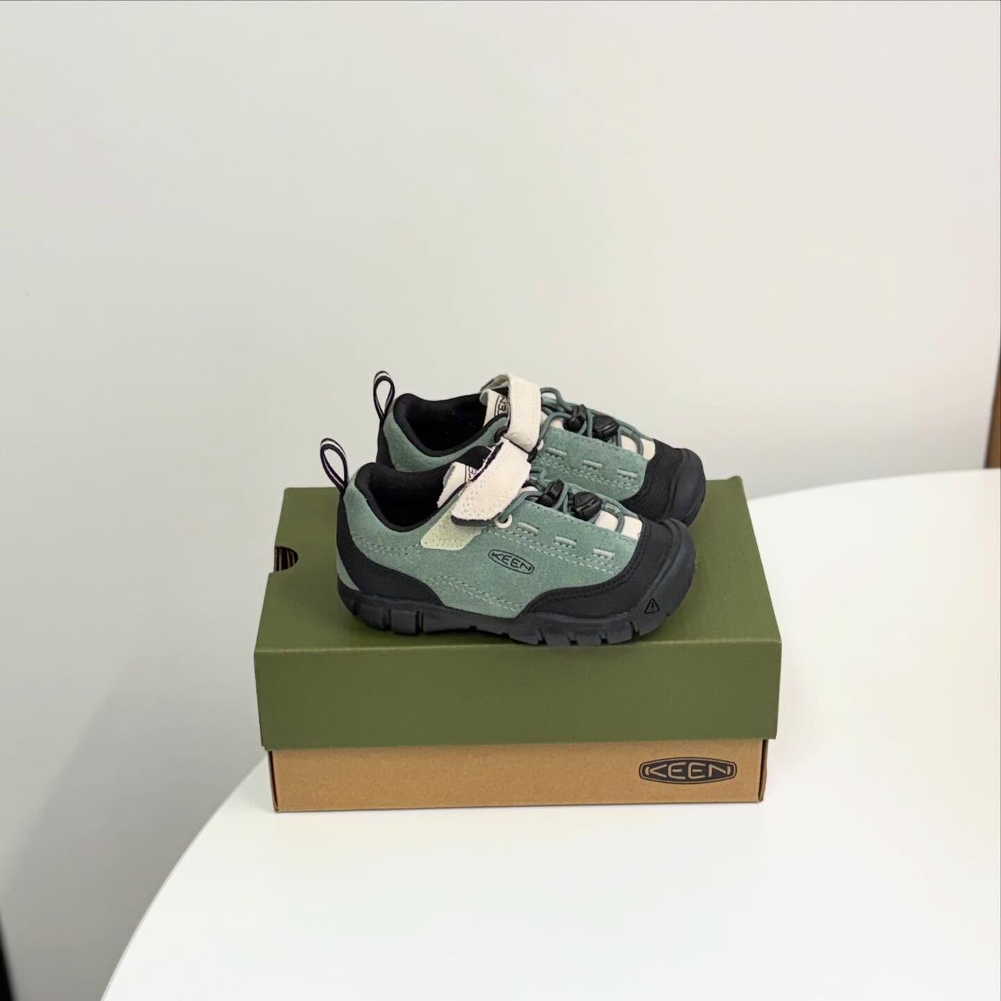 KEEN Jasper II 日本新款 黑色 黑綠 抽繩 戶外 中童 親子 童鞋 1031721