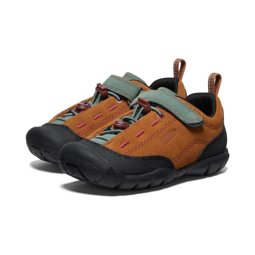 KEEN Jasper II 日本新款 黑橘 黑色 抽繩 戶外 中童 親子 童鞋 1028556