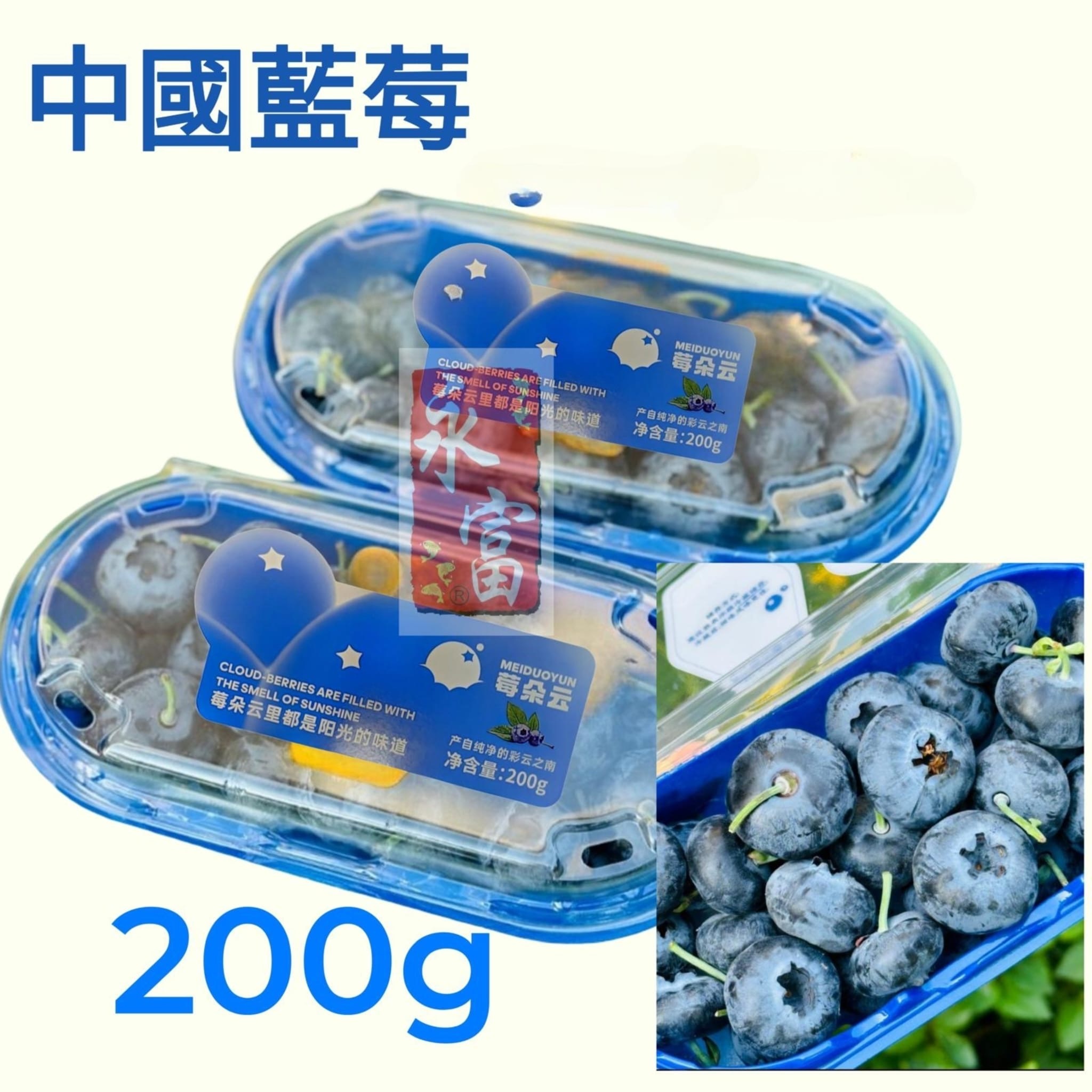 中國藍莓(200G)-1盒