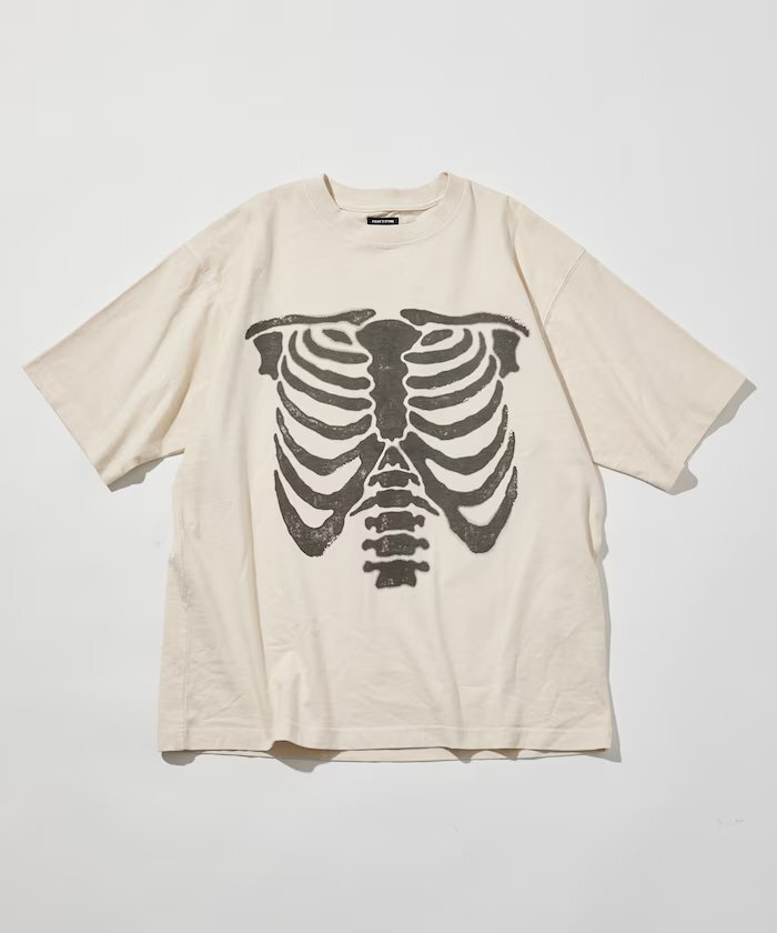 Freak's store 重水洗骨頭短袖 日系選品