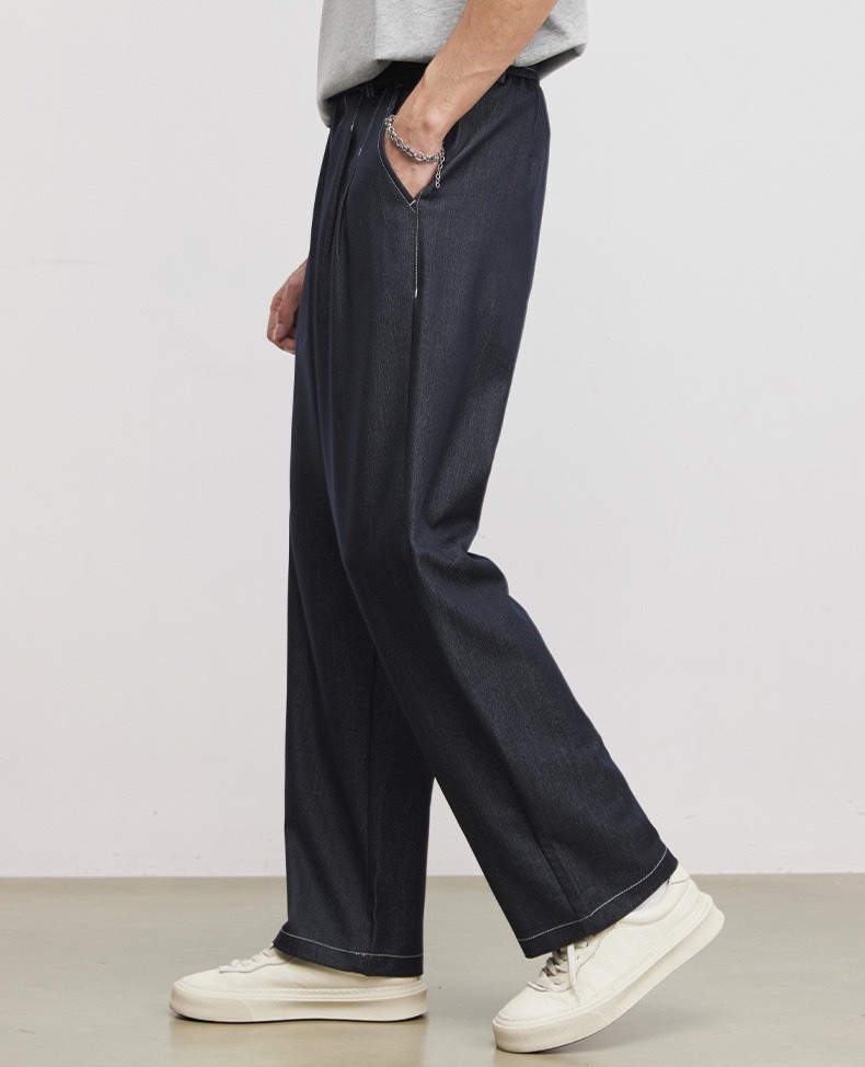 No.2369 男款明線直筒休閒牛仔褲