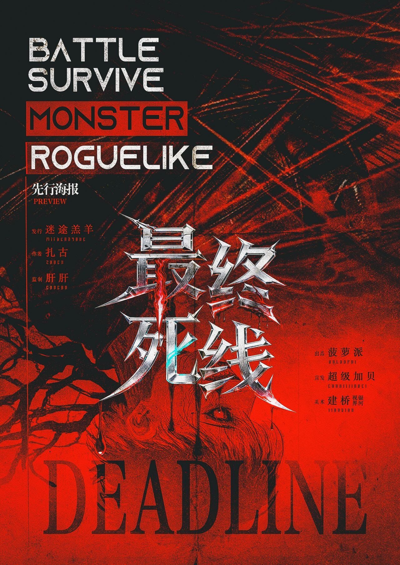 M Larp【最終死線】6人 (3男3女可反) - 城限/ 大逃殺/ 攀樓闖關/ Roguelike機制
